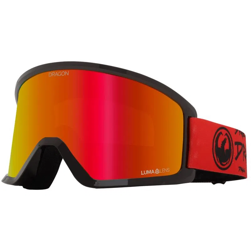 (image for) dragon dx3 over the glass goggle tag red ion lens